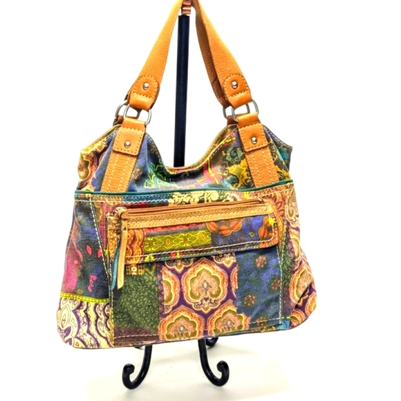 Fossil Handbags - Fossil Boho Canvas Shoulderbag